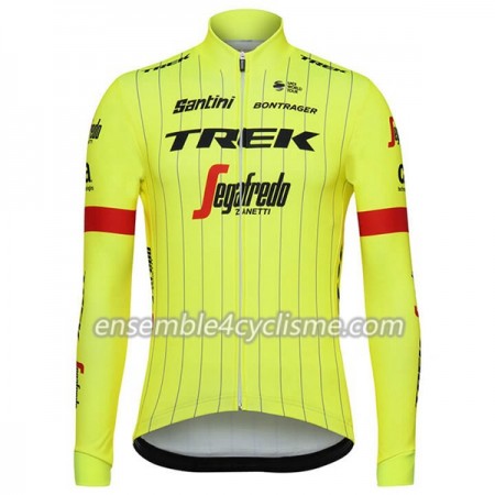 Maillot Cyclisme 2018 Trek-Segafredo Manches Longues N002